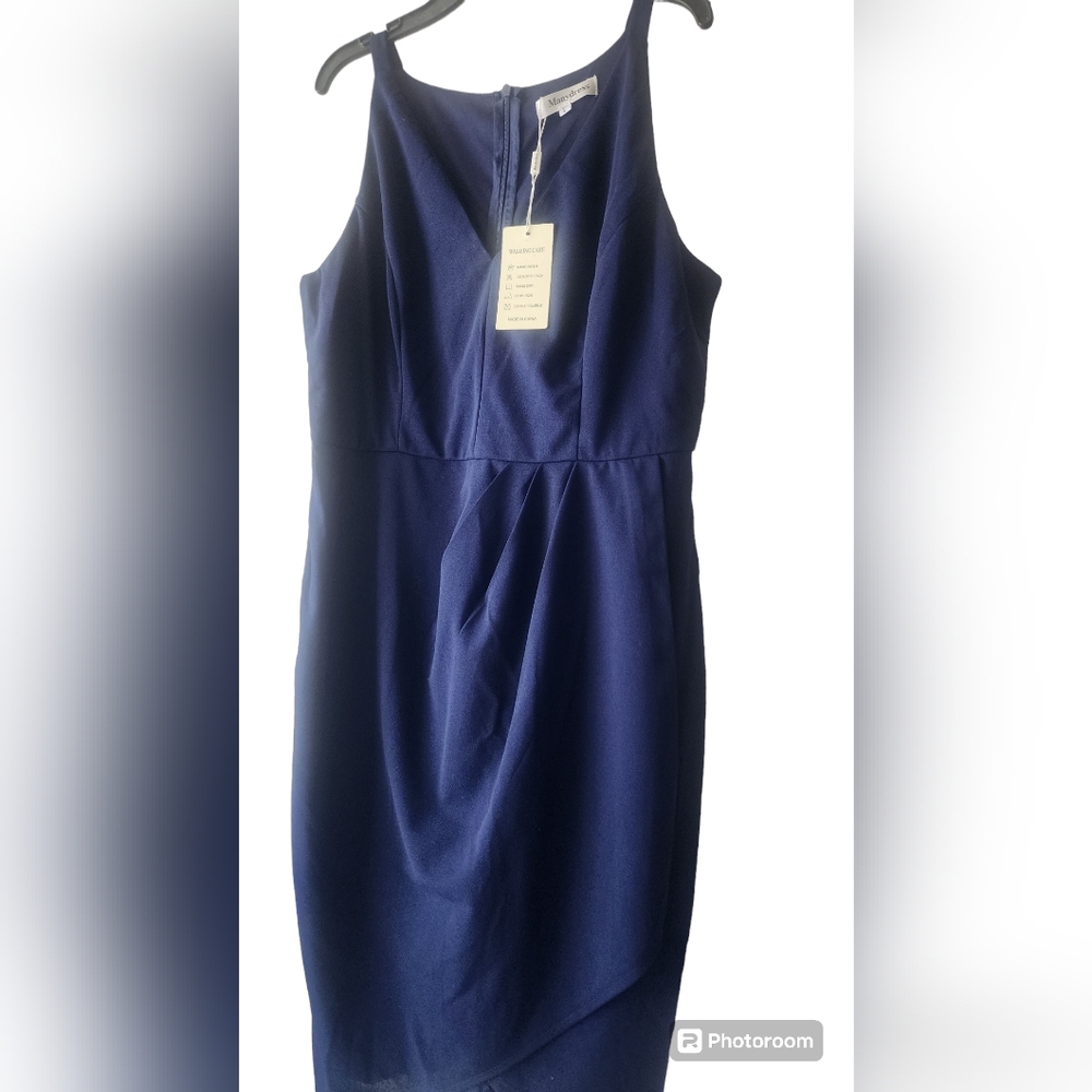 Midnight Blue midi dress